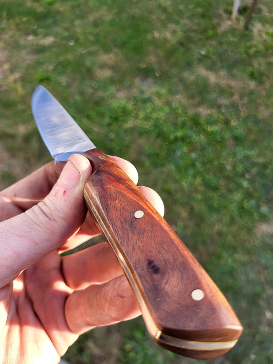 Bird and Trout in Figured Walnut