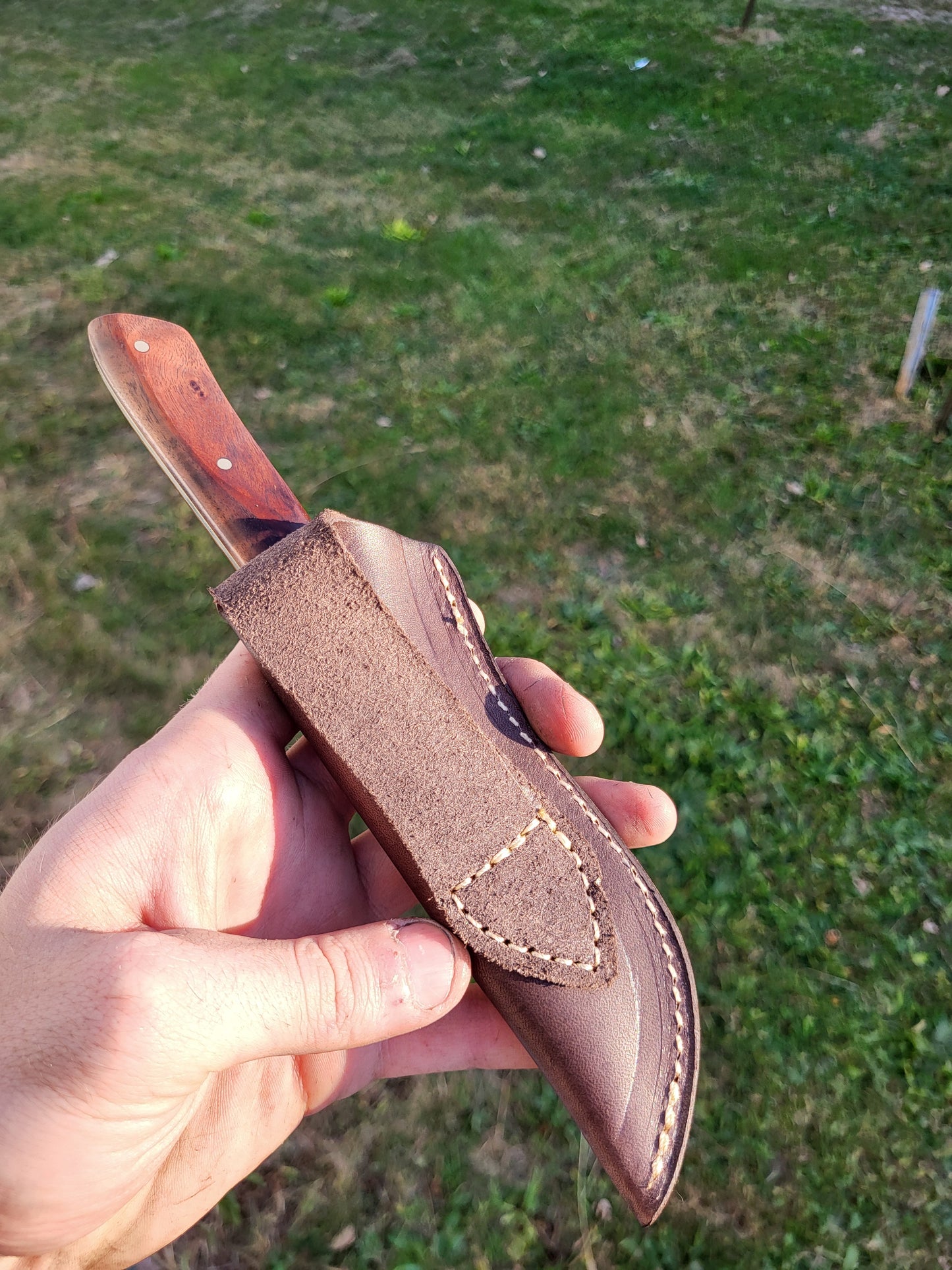 Bird and Trout in Figured Walnut